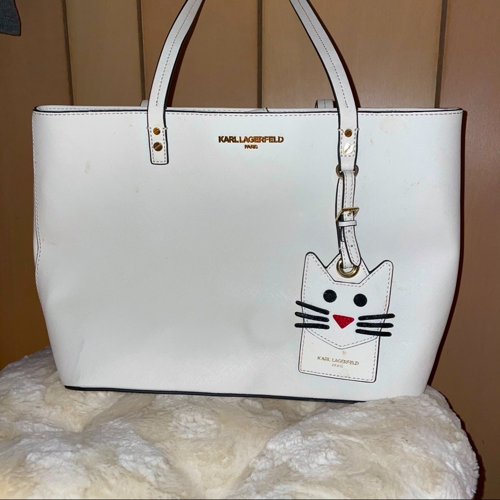 Kale Lagerfeld Paris Maybelle Saffiano Tote